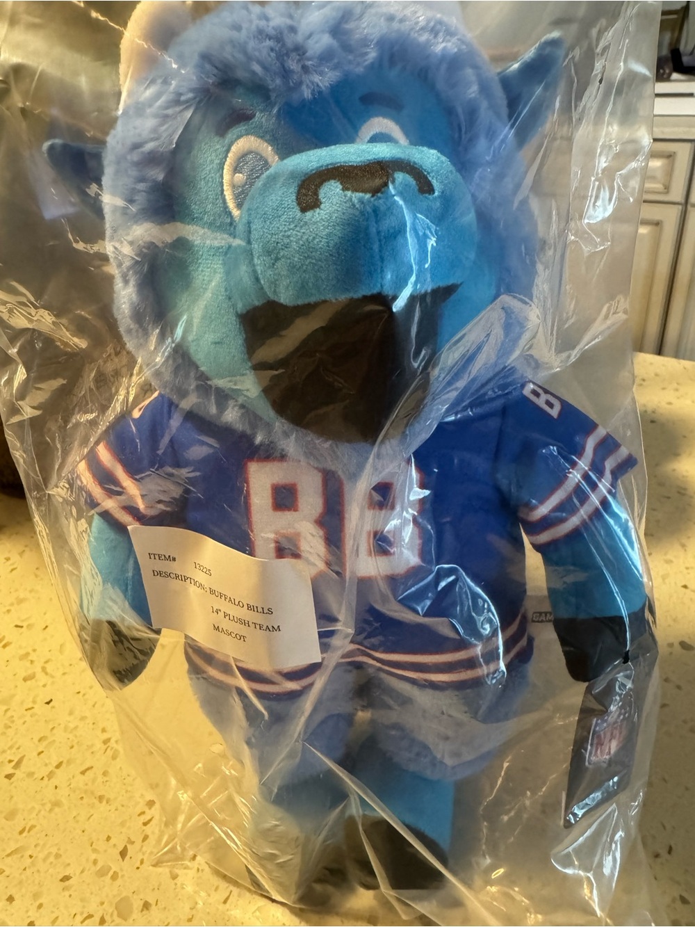 NFL Buffalo Bills Blue Plush Team Mascot